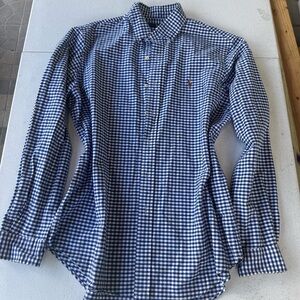 Polo Ralph Lauren Navy and White Checkered Shirt